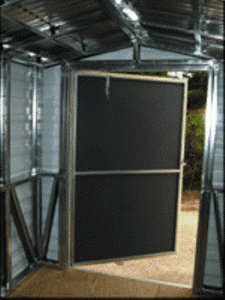 suburban shed inside